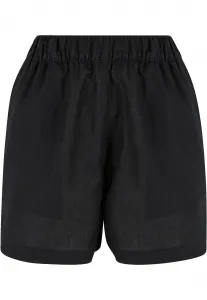 Women's Linen Shorts Black