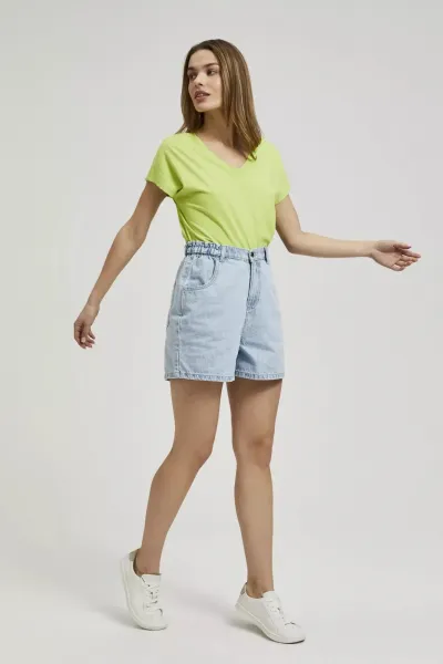 Marisse Women's Shorts L-Sh-4308 L.Blue