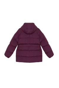 Trendyol Plum Regular Hooded Belted Water Repellent Puffer Jacket