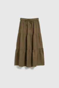 Dámska olivová sukňa MOODO