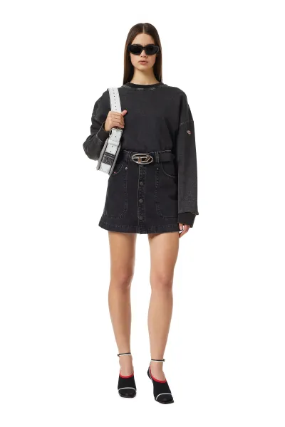 Sukňa Diesel De-Albus Skirt Black