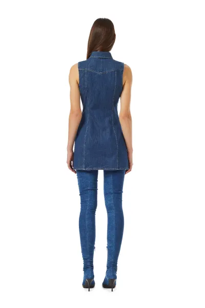 Šaty Diesel De-Glo-F Dress Blue