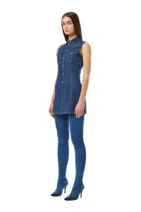 Šaty Diesel De-Glo-F Dress Blue