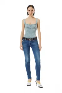 Džínsy Diesel 2018 Slandy-Low Trousers Blue
