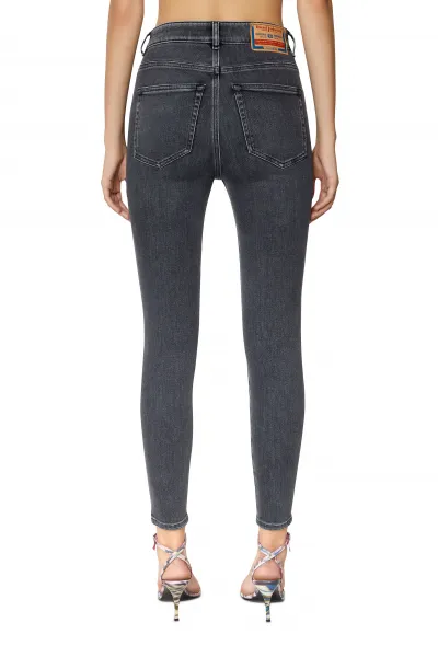 Džínsy Diesel 1984 Slandy-High Trousers Black