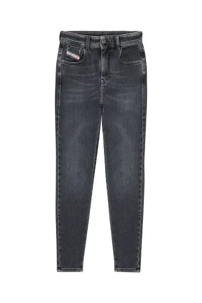 Džínsy Diesel 1984 Slandy-High Trousers Black