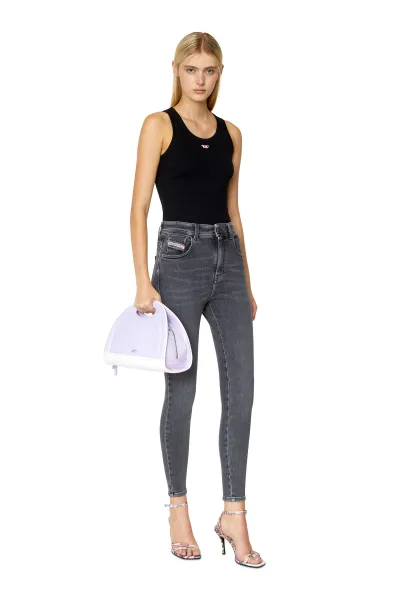 Džínsy Diesel 1984 Slandy-High Trousers Black