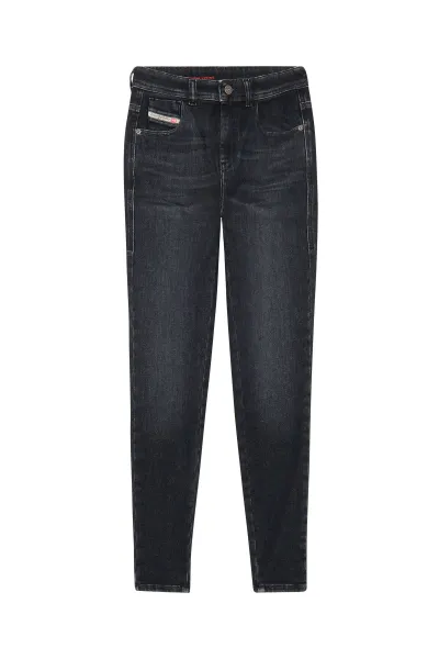 Džínsy Diesel 1984 Slandy-High Trousers Black