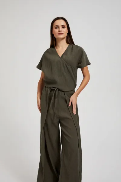 Marisse Women's Shirt L-Ko-4365 D.Olive