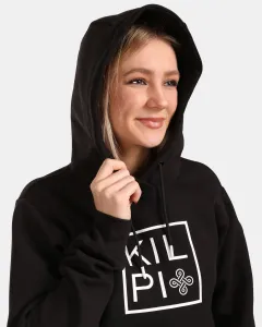 Women's cotton hooded sweatshirt Kilpi NIKY-W Black