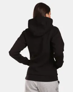 Women's cotton hooded sweatshirt Kilpi NIKY-W Black