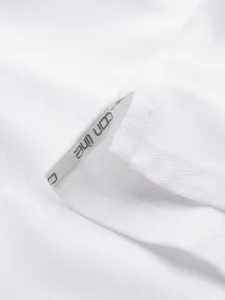 Pánske tričko s krátkym rukávom s v-výstrihom OMBRE T-shirt OM-POBS-0100 V-4 white