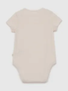 Ružové dievčenské baby body s logom GAP Brannan