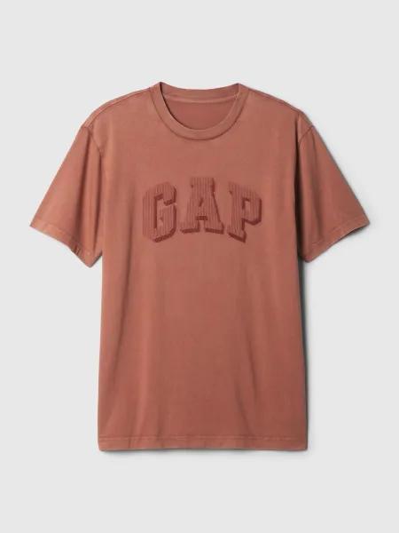 Hnedé pánske tričko s logom GAP