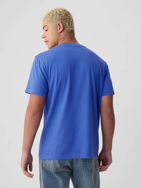Modré pánske tričko s logom GAP