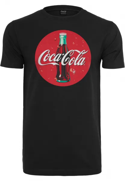 Men's T-shirt Logo Coca Cola Bottle black