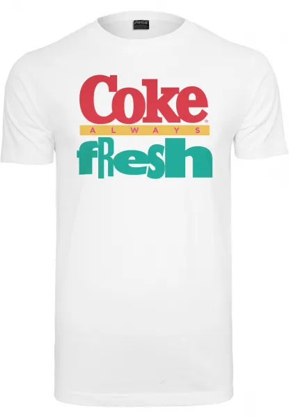 Men's T-shirt Coke white