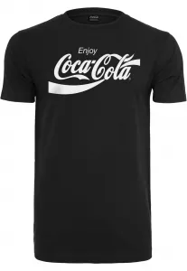 Men's T-shirt with Coca Cola logo black
