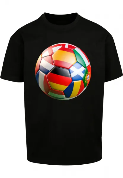 Men's T-Shirt Football's coming Home Europe Tour black