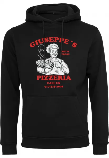 Men's sweatshirt Giuseppe's Pizzeria Hoody black