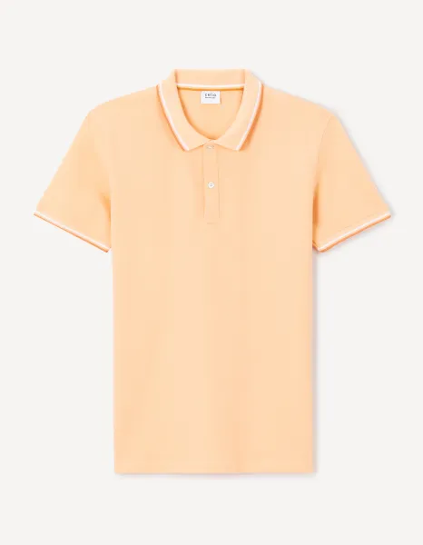 Celio Polo Pique Decolrayeb T-Shirt - Men's