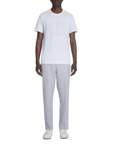 Celio White Jeville Patterned Sae T-Shirt - Men's