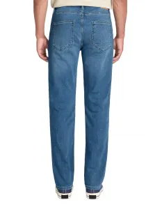 Modré pánske straight fit džínsy Celio C15 Stlmaille