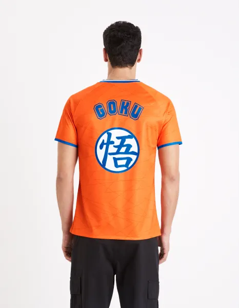 Oranžové pánske tričko Celio Dragon Ball