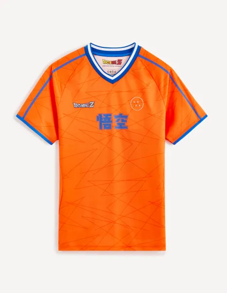 Oranžové pánske tričko Celio Dragon Ball