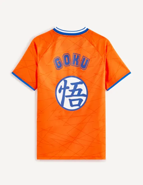 Oranžové pánske tričko Celio Dragon Ball