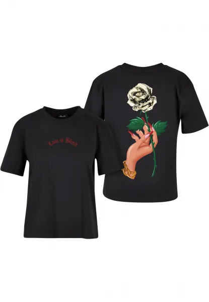 Women's T-shirt Love is Blind black