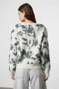 Trendyol Stone Soft Textured Crew Neck Knitwear Sweater