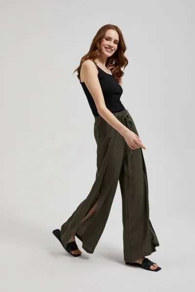 Marisse Women's Trousers L-Sp-4342 D.Olive