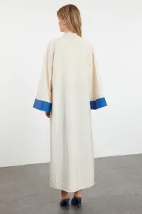 Trendyol Stone Color Blocked Woven Cap & Abaya & Abaya