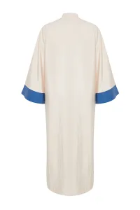 Trendyol Stone Color Blocked Woven Cap & Abaya & Abaya