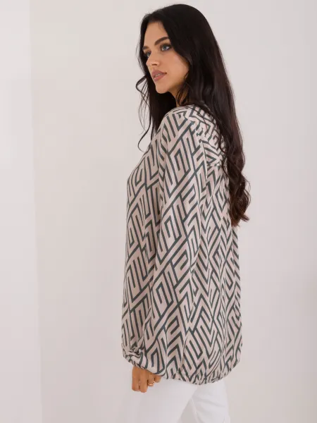 Blouse-D73771M11186B-beige