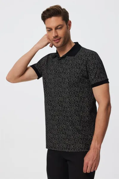 Lee Cooper Jaquard Men's Polo Shirt