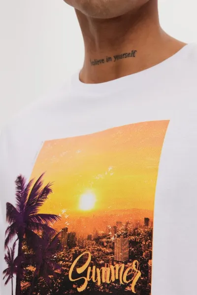Lee Cooper Leo Men's O-Neck T-Shirt