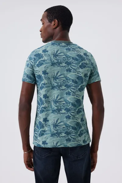 Lee Cooper Joseph 1 Men's O-Neck Pique T-Shirt