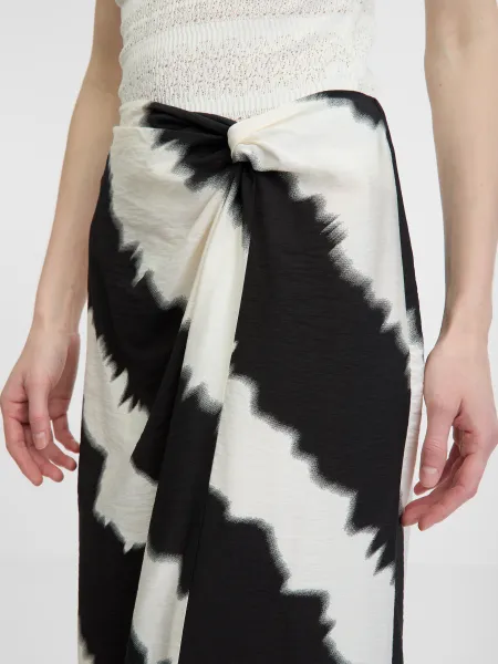 Orsay White-Black Women's Skirt - Women's