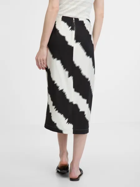 Orsay White-Black Women's Skirt - Women's