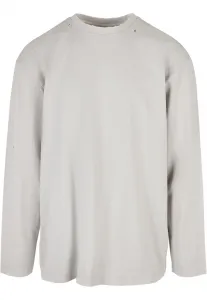 Oversized Distressed Long Sleeve Lightasphalt