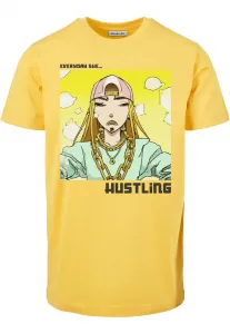 Everyday She Hustling Tee taxi yellow