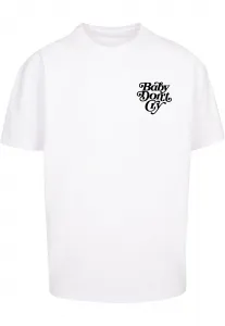 Men's T-shirt Baby Don ́t Cry Oversize white