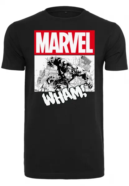Black Avengers Smashing Hulk T-shirt