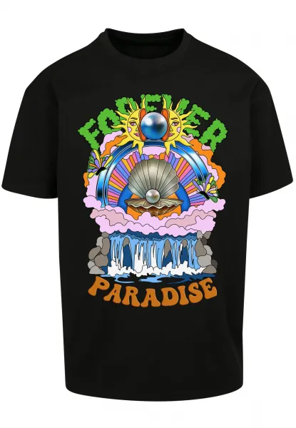 Black T-shirt Paradise Oversize