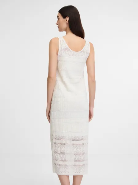 Orsay Cream Women's Midi Dress - Women's