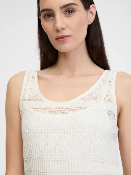 Orsay Cream Women's Midi Dress - Women's
