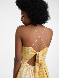 Orsay Yellow Women's Midi Dress - Women's