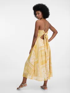 Orsay Yellow Women's Midi Dress - Women's